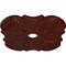 Ekena Millwork Flower Ceiling Medallion (Fits Canopies up to 6 1/4"), 29"OD x 3 5/8"ID x 1 3/8"P, Brushed Mahogany CM29FWBMF - alternate 2